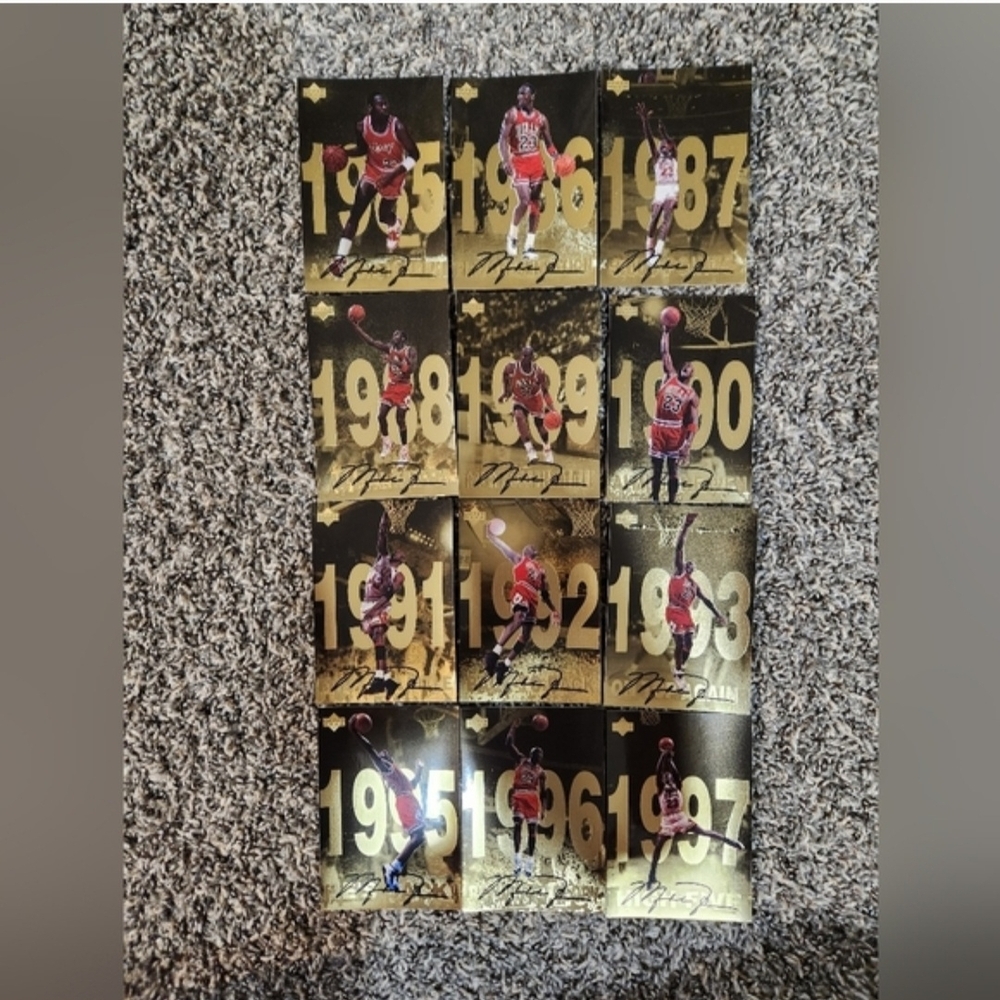 90s Upper Deck 12 Jumbo Card Jordan Collection